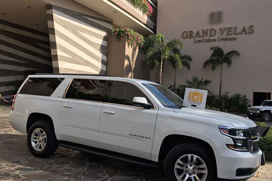 White Suburban at Grand Velas Los Cabos | Cabo Airport Transportation